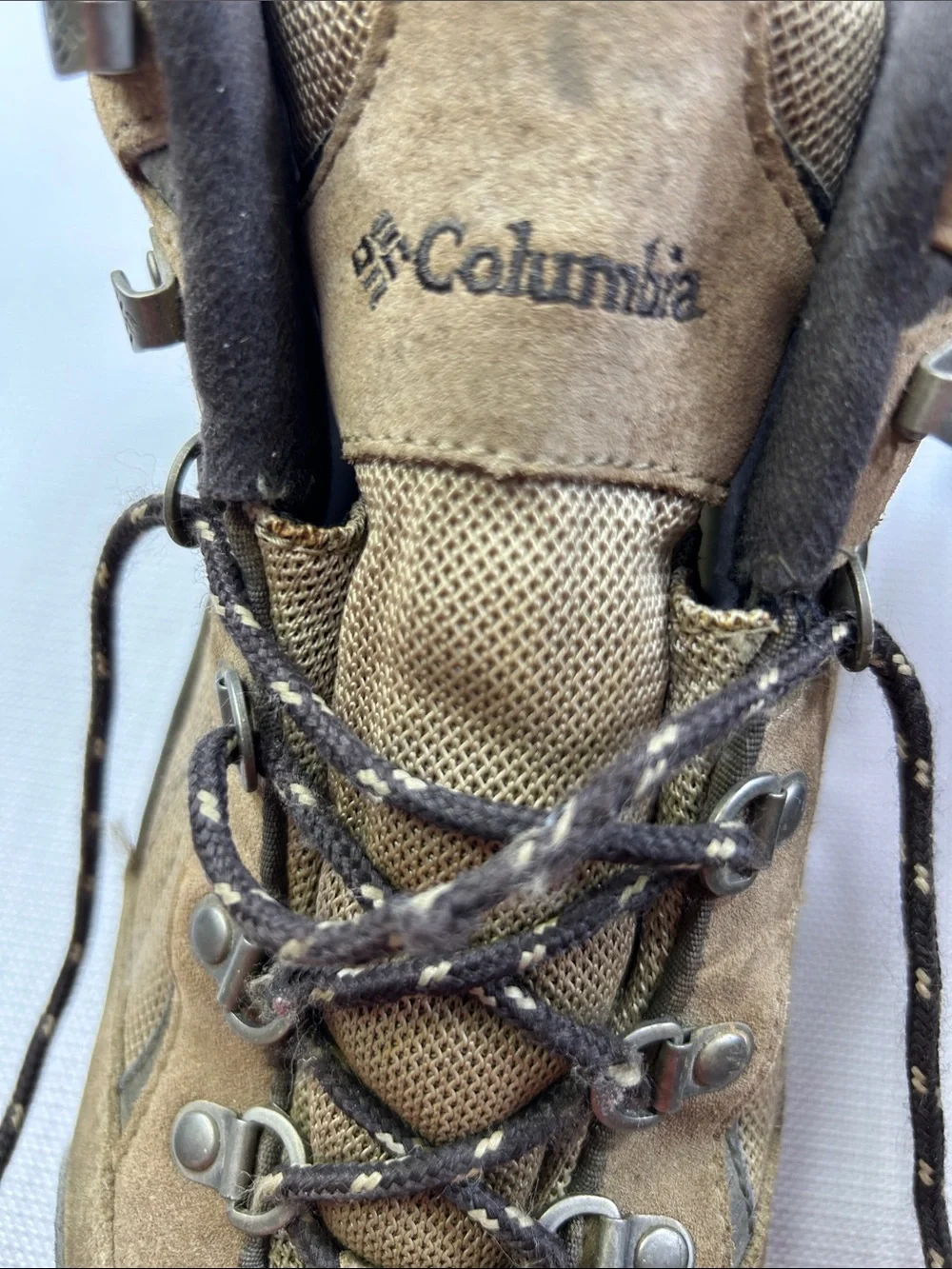 Columbia Razor Ridge Mid II Hiking Boots Brown Suede Omni-Grip Men’s 11